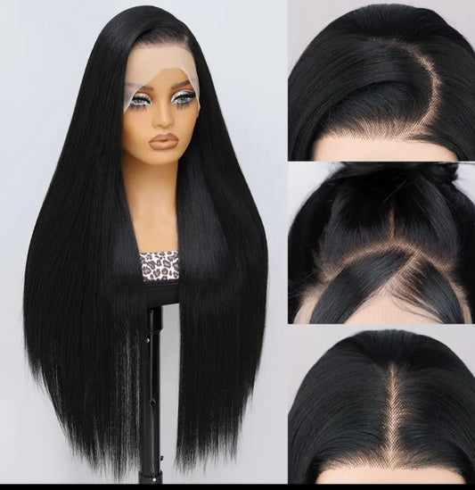 Diamond Sleek 30" Blend Hair Wig #1b