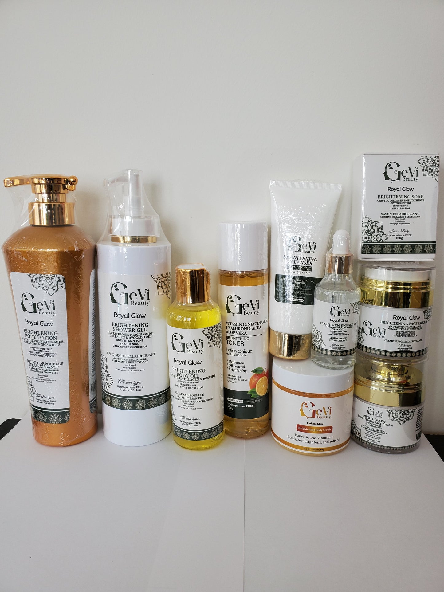 Brightening Royal Glow Face & Body Collection Pro