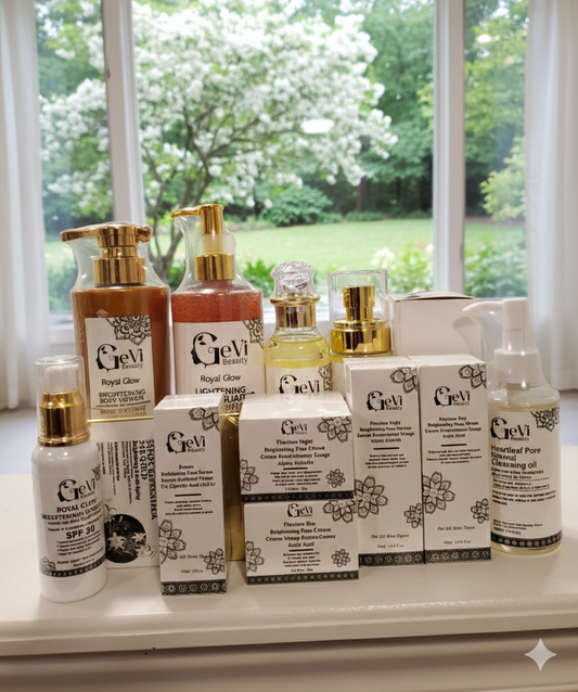 ROYAL GLOW Gamme Eclaircissante Complete/ Brightening Complete Package