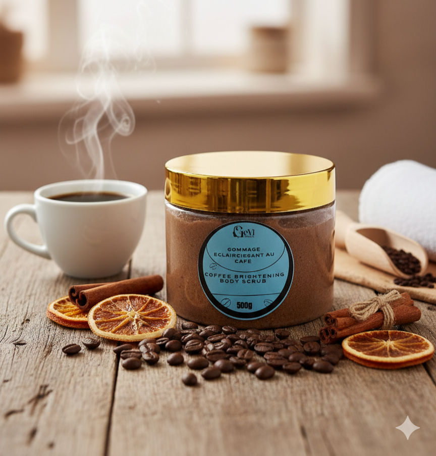 Gommage Eclaircissant au Cafe 500g/ Coffee brightening body scrub 500g
