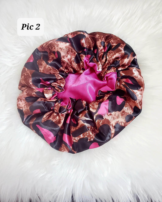 Reversible Satin Bonnet (SB6) - GeVi Beauty