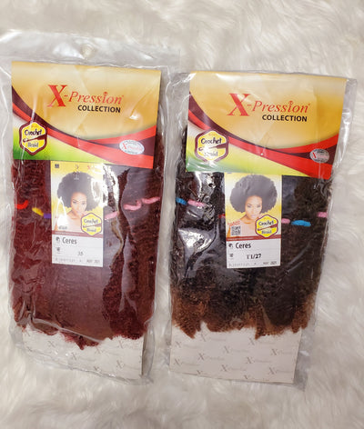 X-pression CERES for Crochet, Braids, Rope Twist, and Locs