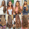 French curl braiding hair 22"  5 packs