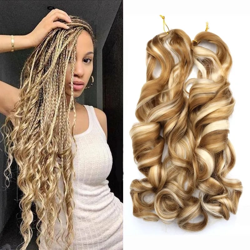 French curl braiding hair 22 5 packs - GeVi Beauty