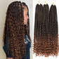 Lot de 8 tresses bohèmes au crochet de 55 cm
