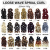 French curl braiding hair 22"  5 packs